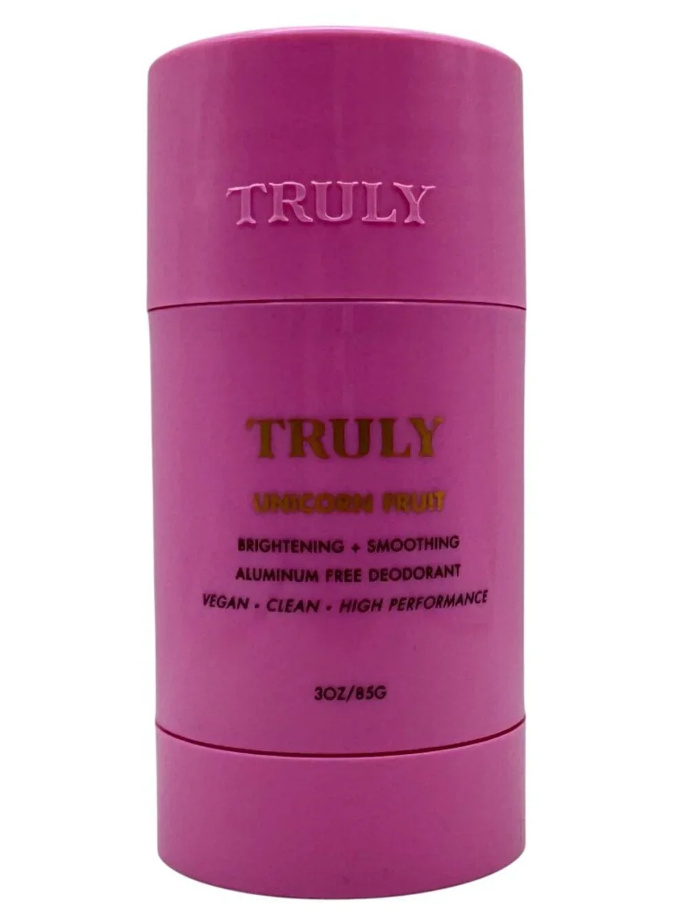 2x TRULY BEAUTY Unicorn Fruit Deodorant 3oz Aluminum-Free Brightening Smoothing